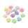 Akryylihelmi pastellihelmiäis -värilajitelma kukka n. 11x10 mm n. 10 g