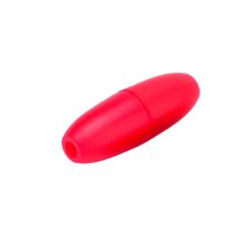 Turvalukko muovia kapea suippo punainen 20x11 mm