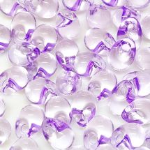 Akryylihelmi pisara 7,9x5,6 mm läpinäkyvä vaalea violetti 10 g