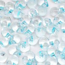 Akryylihelmi pisara 7,9x5,6 mm läpinäkyvä vaalea aqua 10 g