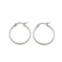 Korvakorurengas n. 25x2 mm saranakiinnityksellä terästä teräksenvärinen 1 pr