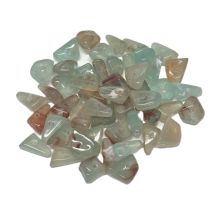 Akryylisiruhelmi iso siru aqua "merilasi" värilajitelma n. 6-12,5 mm 10 g