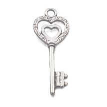 Metalliriipus avain 50x18 mm antiikkihopeanvärinen 1 kpl