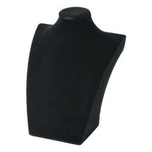 Korustandi 3D rinnus musta sametti n. 21x14,5 cm