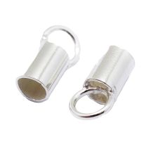 Nauhanpääte liimattava holkki 925 sterlinghopeaa 6x2 mm 2 kpl