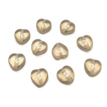 Sydän 8 mm kirkas pintavärjätty hunaja 10 kpl