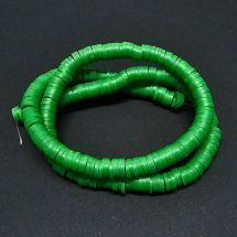 Fimohelmi kiekko n. 40-45 cm tumma limenvihreä nauhassa