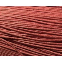 Puuvillanyöri pyöreä 2 mm punainen (V) 1 m