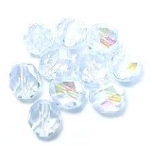 Särmikäs lasihelmi sateenkaari jäänsininen