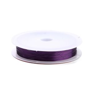 Metallilanka kuparia violetti 0,3 mm / 28gauge n. 20 m